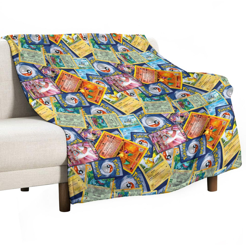 Premium Character Design Flannel Blanket - Gaming & Anime Inspired Comfort Throw 🛋️⭐