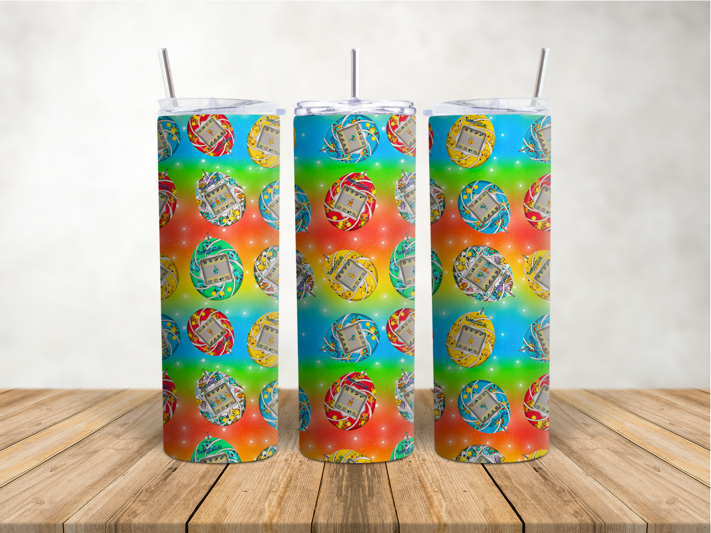 Premium Character Design Skinny Tumbler - Gaming & Anime Inspired Travel Cup 🥤⭐