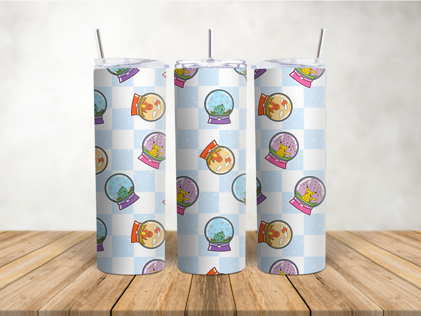 Premium Character Design Skinny Tumbler - Gaming & Anime Inspired Travel Cup 🥤⭐