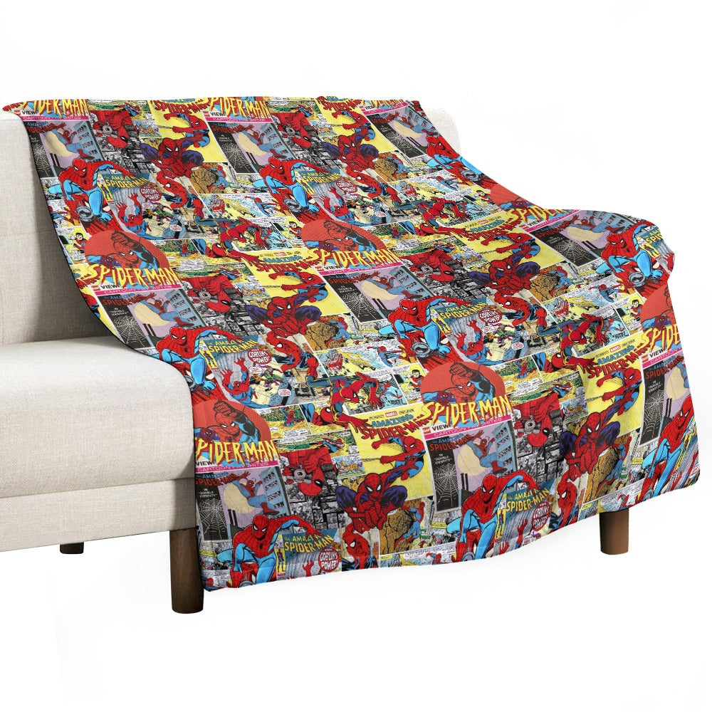 Premium Character Design Flannel Blanket - Superhero & Gaming Inspired Comfort Throw 🛋️⭐
