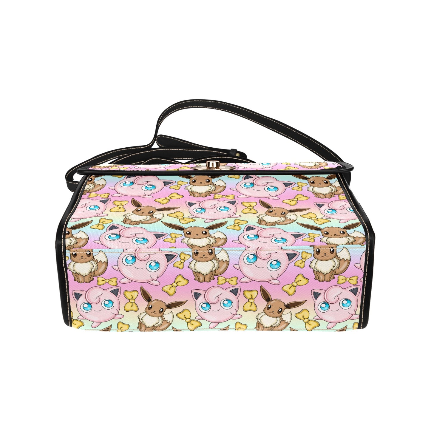 Pastel Pocket Friends Rainbow Handbag - Soft Gaming Anime Character Shoulder Bag