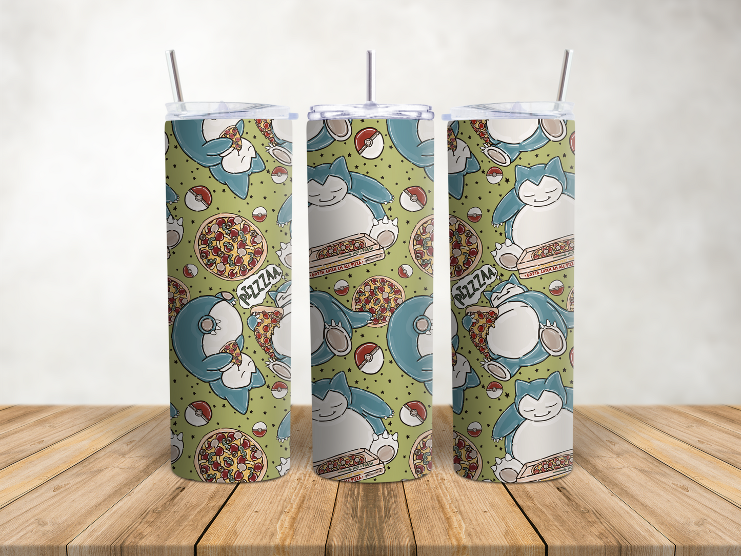 Premium Character Design Skinny Tumbler - Gaming & Anime Inspired Travel Cup 🥤⭐