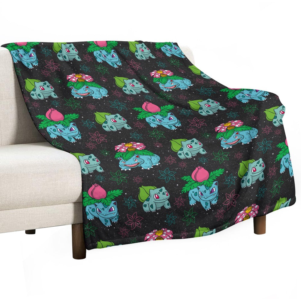 Premium Character Design Flannel Blanket - Gaming & Anime Inspired Comfort Throw 🛋️⭐