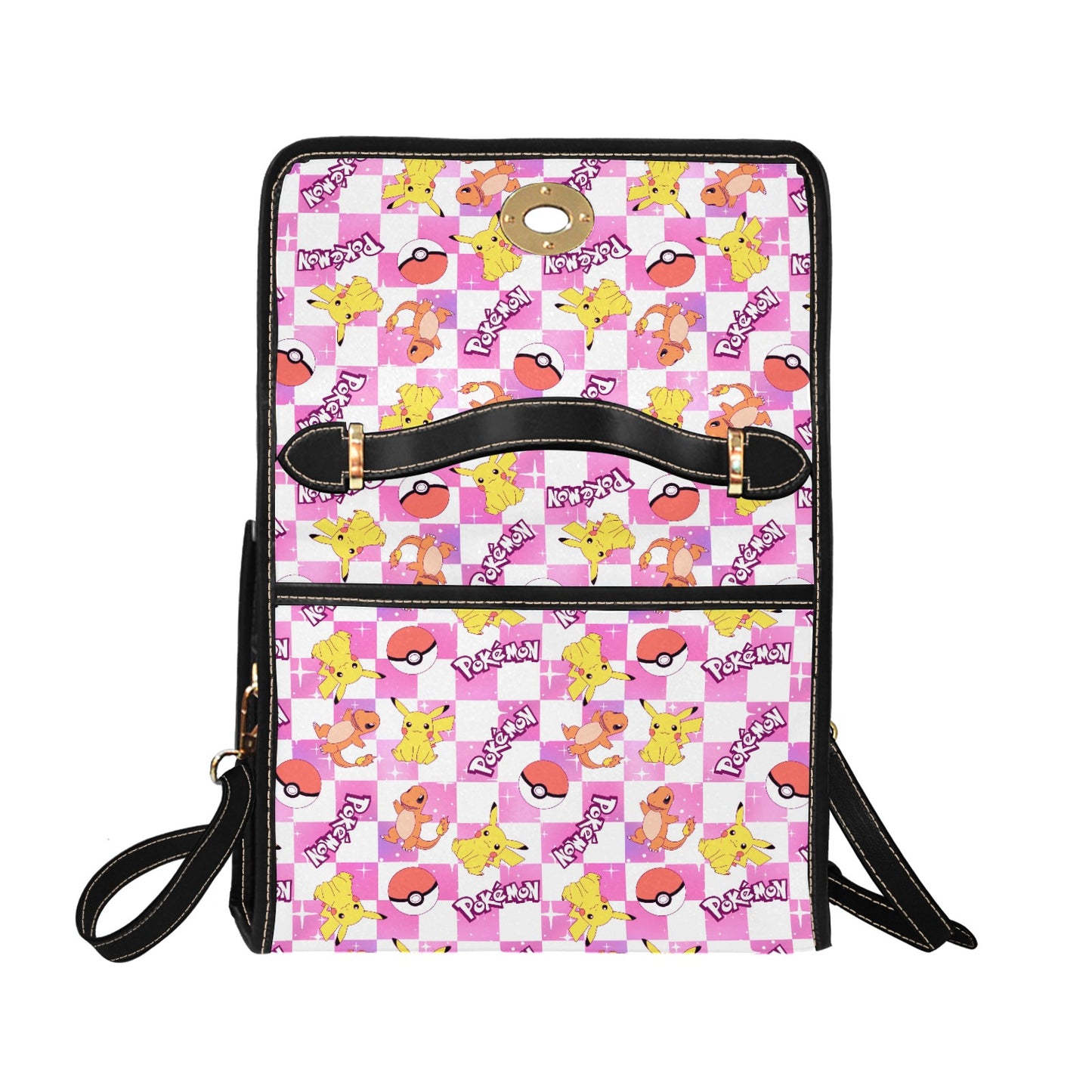 Premium Character Design Crossbody Handbag - Gaming & Anime Inspired Pattern Bag ⭐🎮