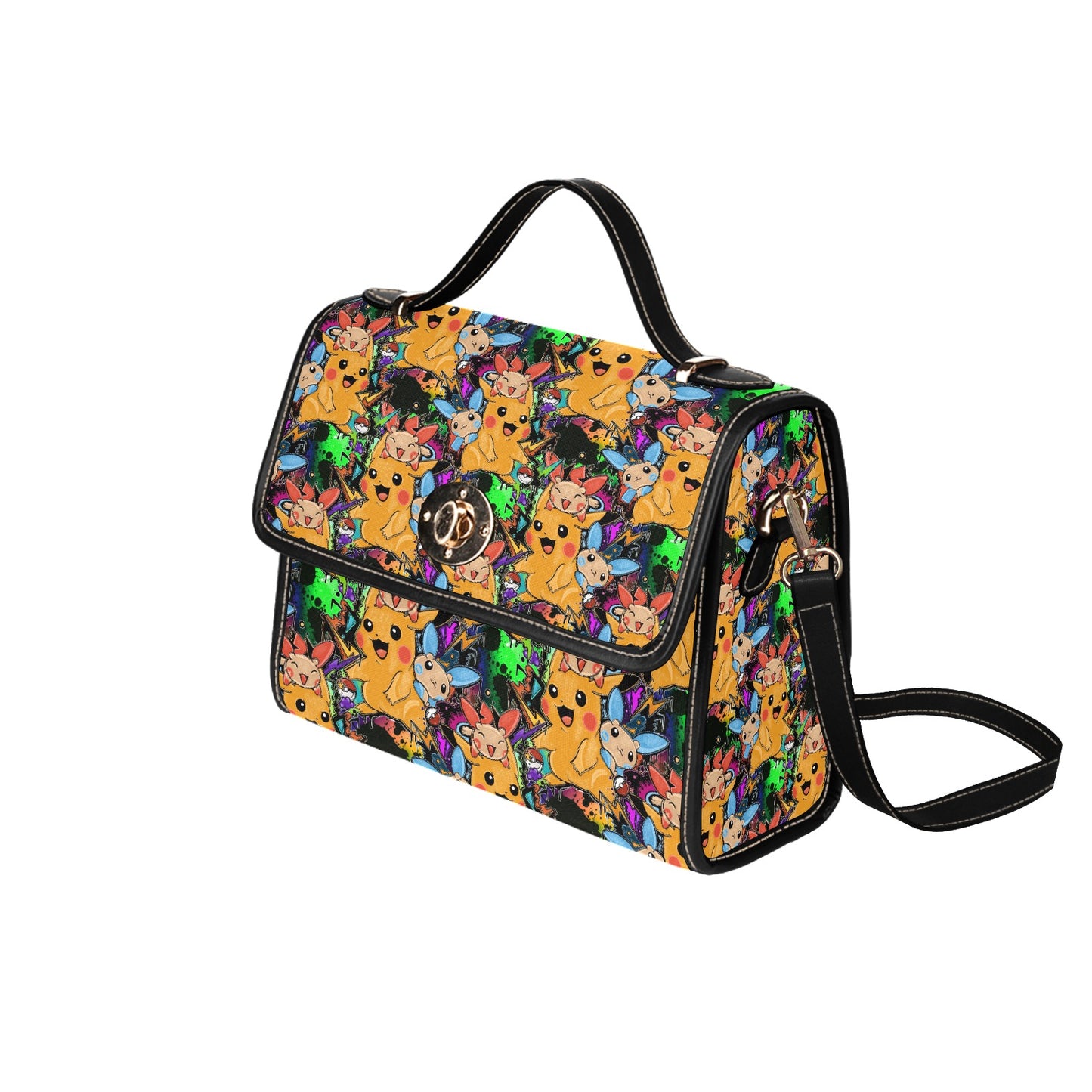 Premium Character Design Crossbody Handbag - Gaming & Anime Inspired Pattern Bag ⭐🎮