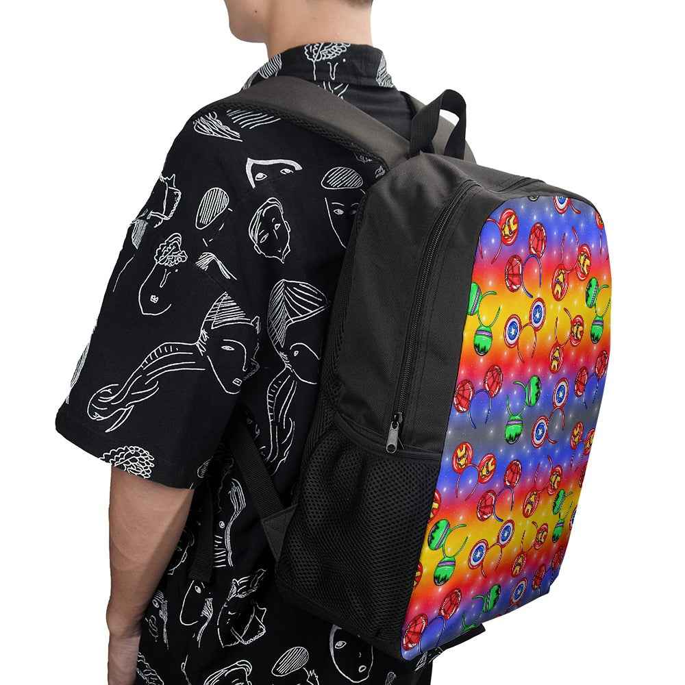 Premium Character Design Backpack - Superhero & Gaming Inspired Adventure Pack 🎒⭐