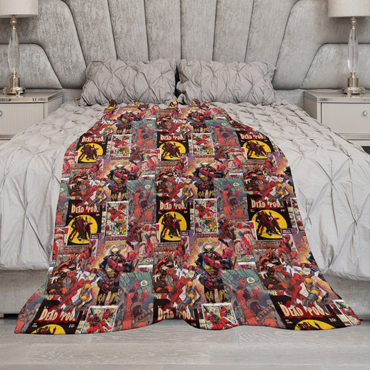 Premium Character Design Flannel Blanket - Superhero & Gaming Inspired Comfort Throw 🛋️⭐