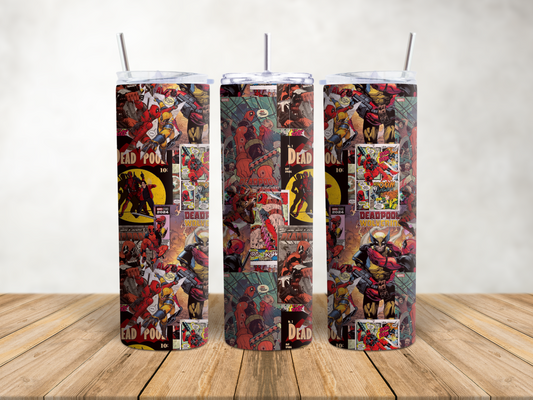 Premium Character Design Tumbler - Superhero & Gaming Inspired Drink Companion 🥤⭐