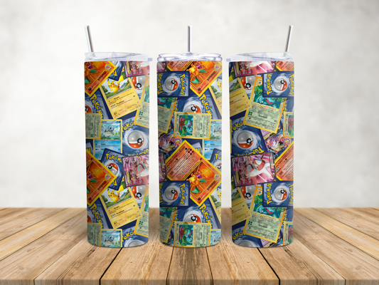 Premium Character Design Skinny Tumbler - Gaming & Anime Inspired Travel Cup 🥤⭐