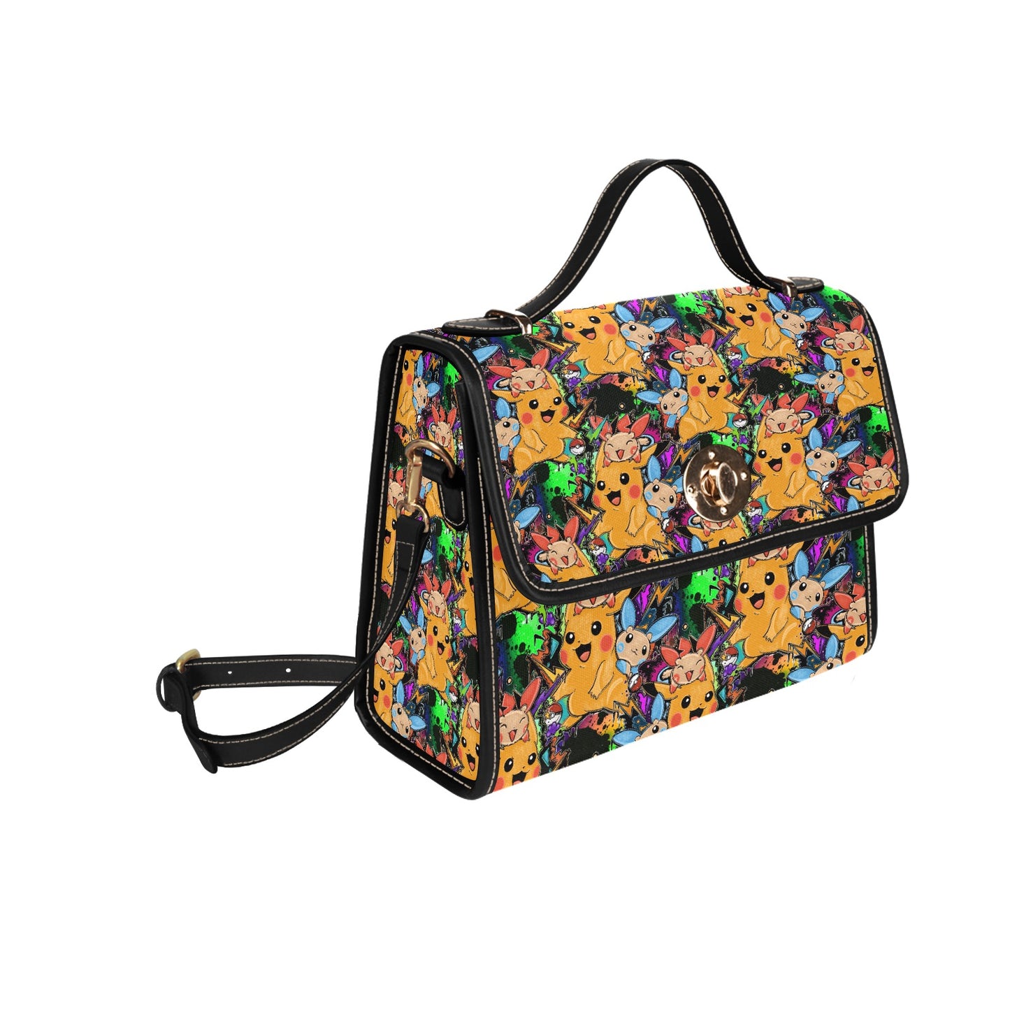 Premium Character Design Crossbody Handbag - Gaming & Anime Inspired Pattern Bag ⭐🎮