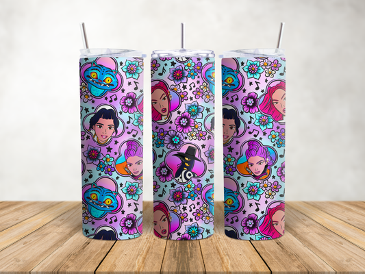 Premium K-Pop Demon Hunter Tumbler - Anime & Music Inspired Drink Companion 🥤⭐