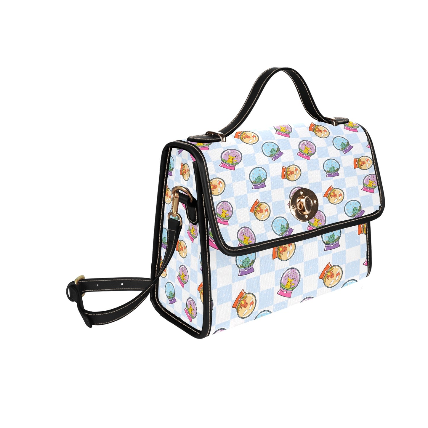 Premium Character Design Crossbody Handbag - Gaming & Anime Inspired Pattern Bag ⭐🎮