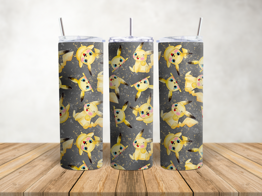 Premium Character Design Skinny Tumbler - Gaming & Anime Inspired Travel Cup 🥤⭐