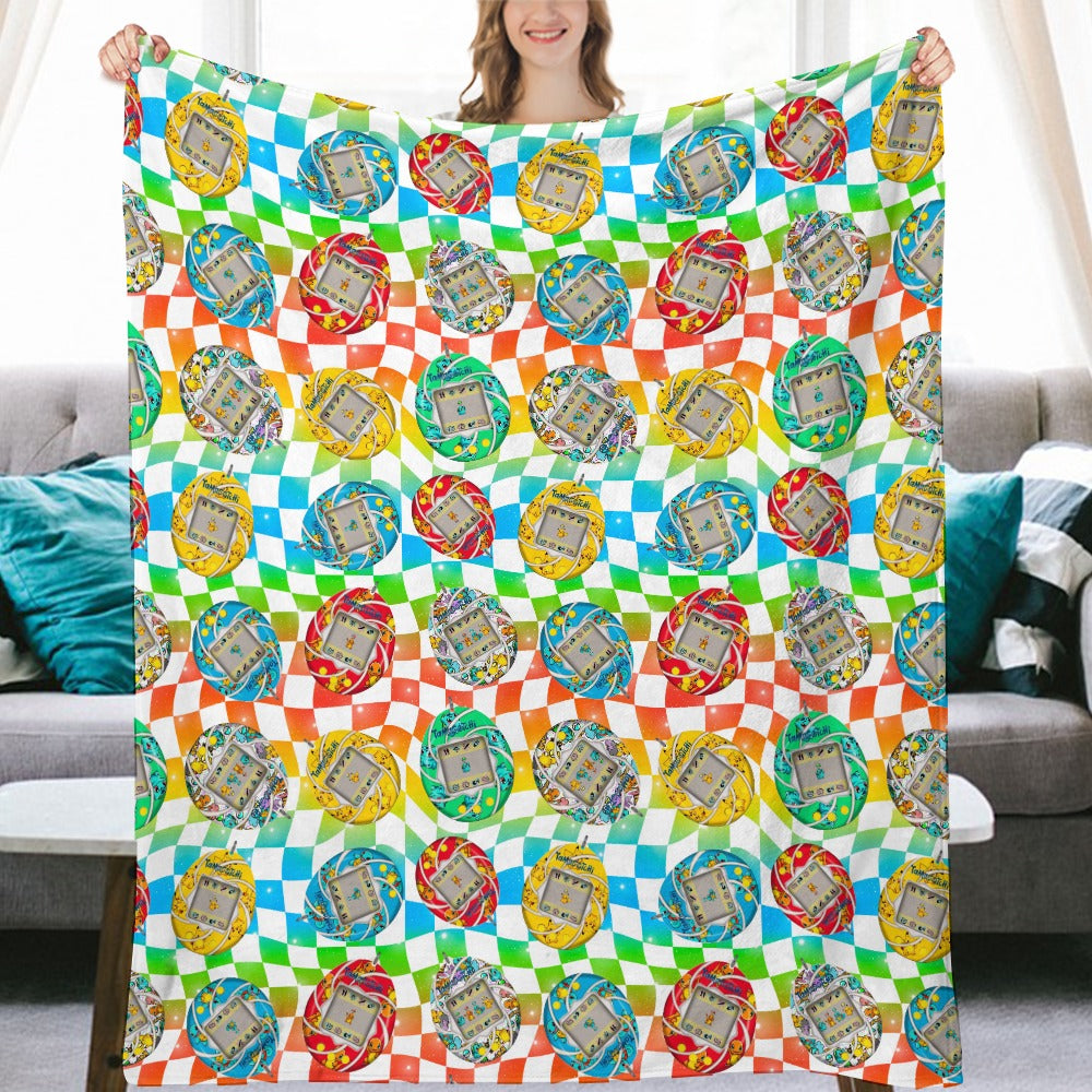 Premium Character Design Flannel Blanket - Gaming & Anime Inspired Comfort Throw 🛋️⭐