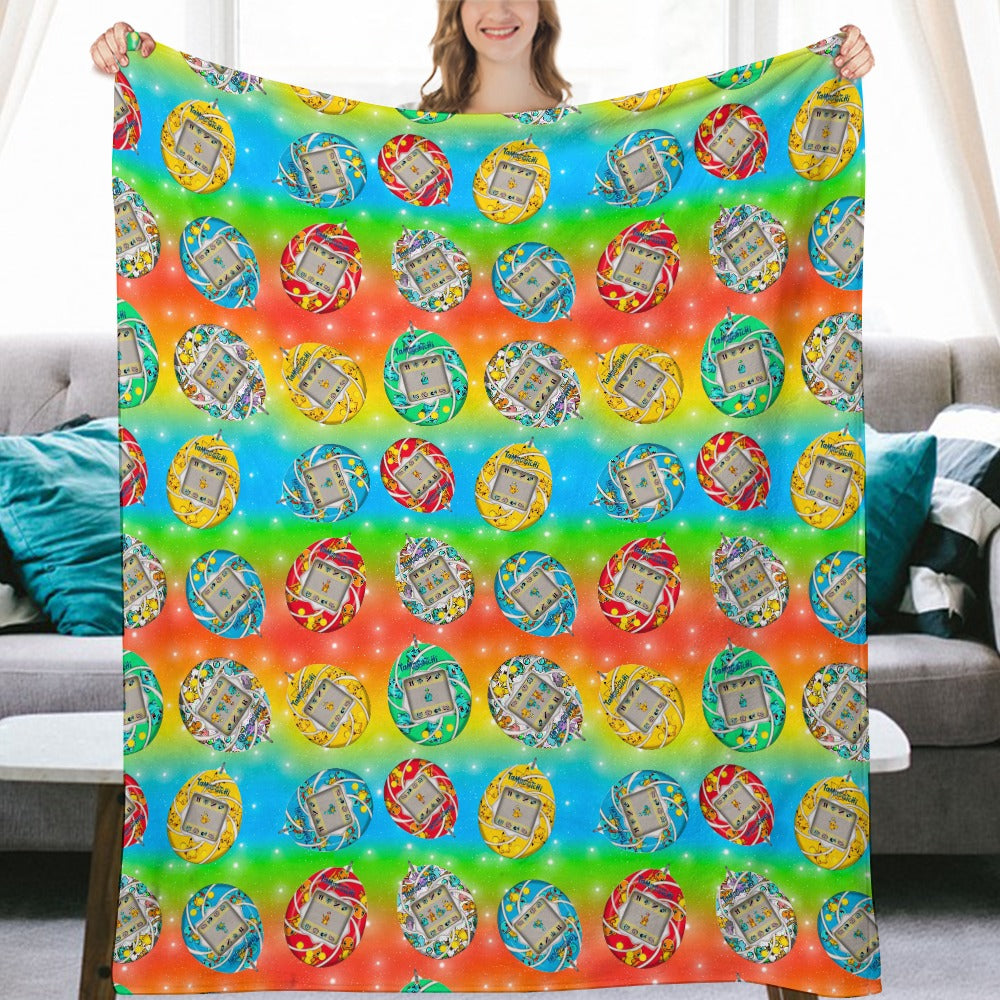 Premium Character Design Flannel Blanket - Gaming & Anime Inspired Comfort Throw 🛋️⭐