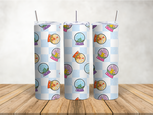 Premium Character Design Skinny Tumbler - Gaming & Anime Inspired Travel Cup 🥤⭐