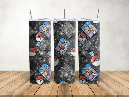 Premium Character Design Skinny Tumbler - Gaming & Anime Inspired Travel Cup 🥤⭐