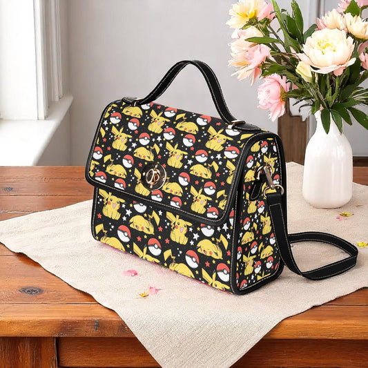 Premium Character Design Crossbody Handbag - Gaming & Anime Inspired Pattern Bag ⭐🎮