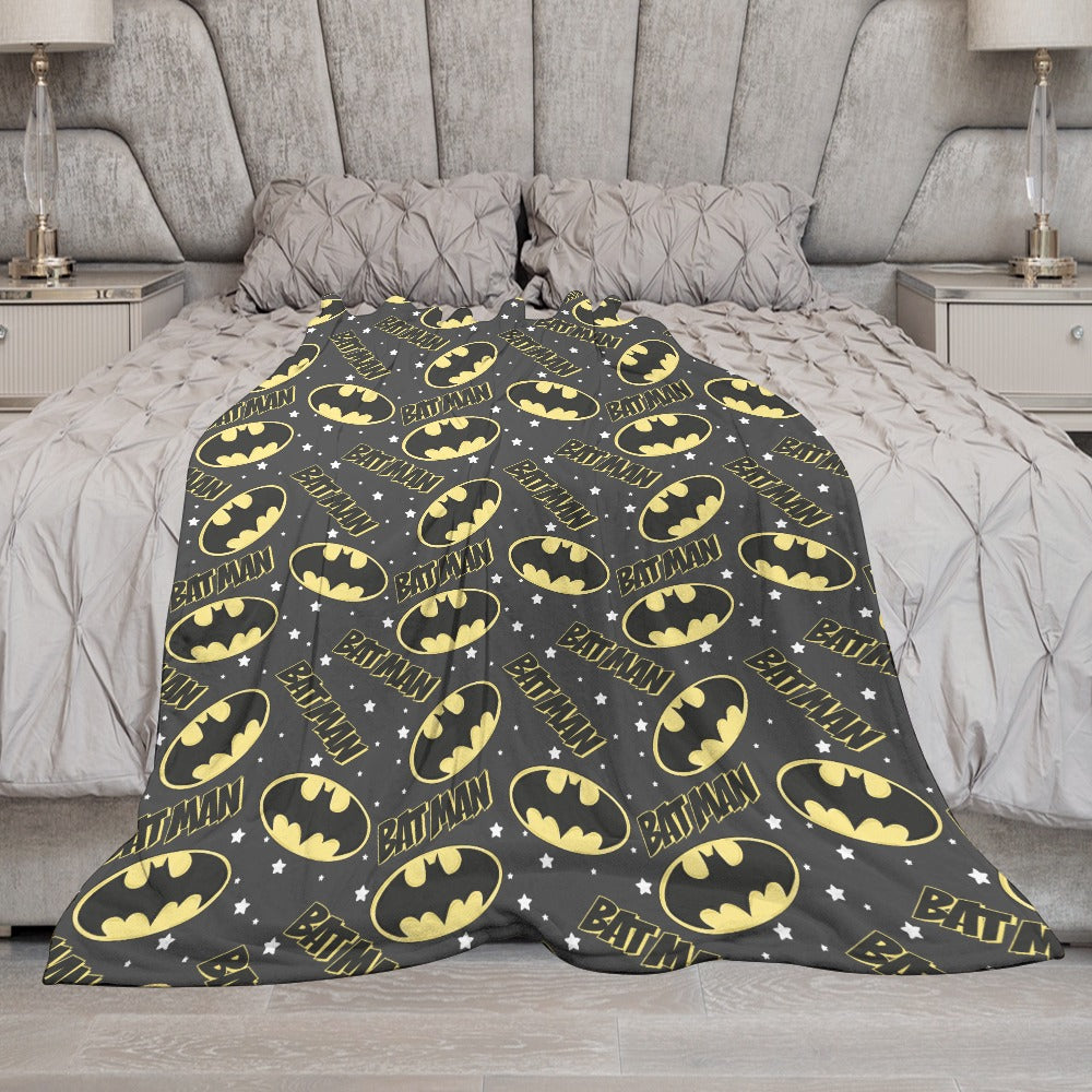 Premium Character Design Flannel Blanket - Superhero & Gaming Inspired Comfort Throw 🛋️⭐