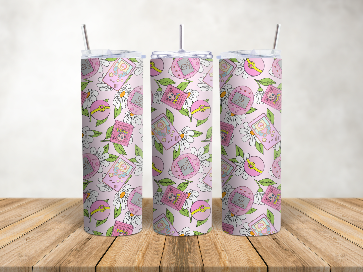 Premium Character Design Skinny Tumbler - Gaming & Anime Inspired Travel Cup 🥤⭐