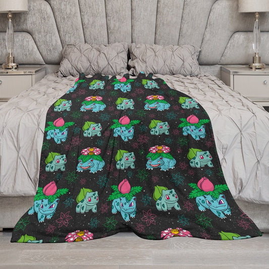 Premium Character Design Flannel Blanket - Gaming & Anime Inspired Comfort Throw 🛋️⭐