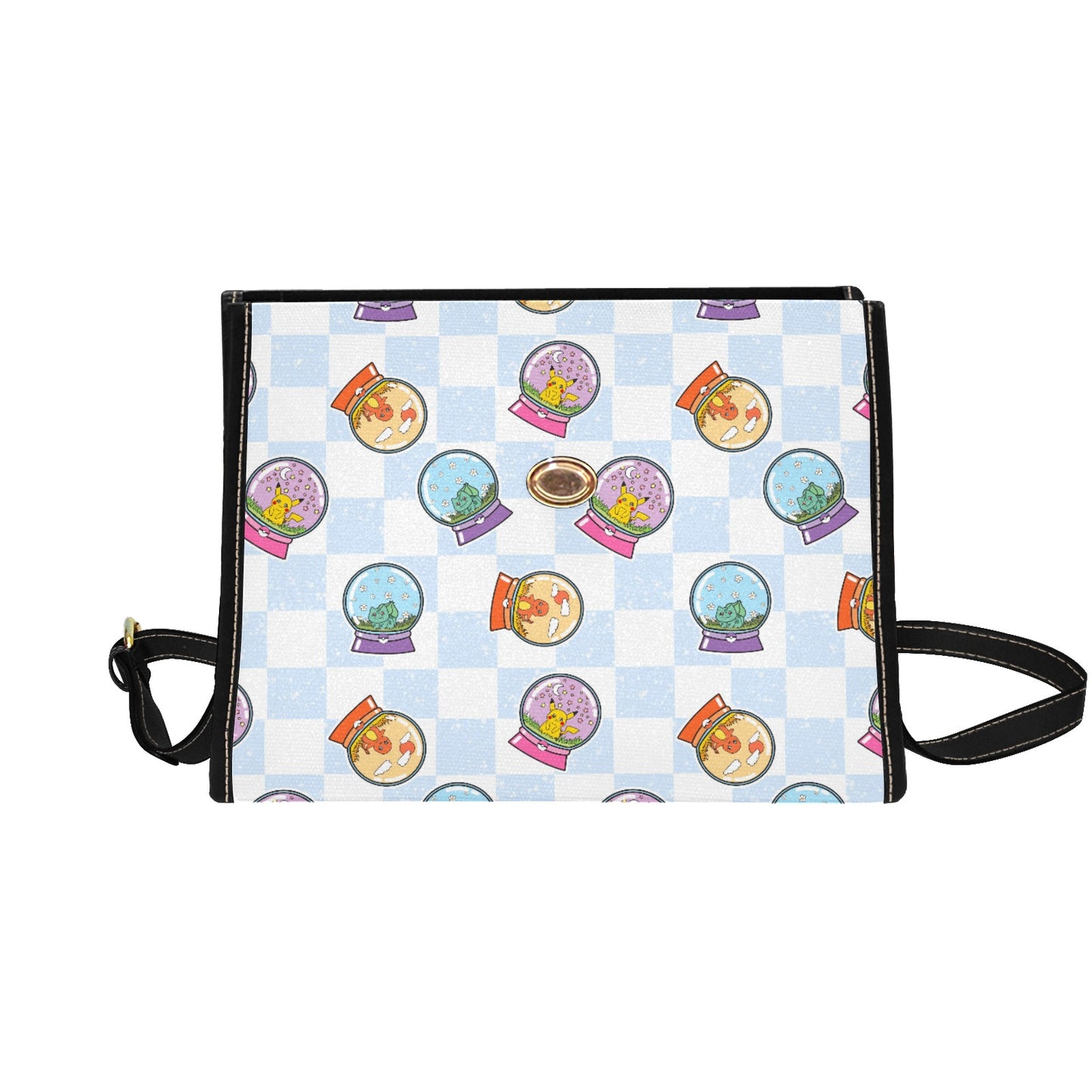 Premium Character Design Crossbody Handbag - Gaming & Anime Inspired Pattern Bag ⭐🎮