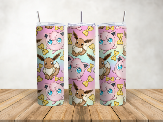 Premium Character Design Skinny Tumbler - Gaming & Anime Inspired Travel Cup 🥤⭐