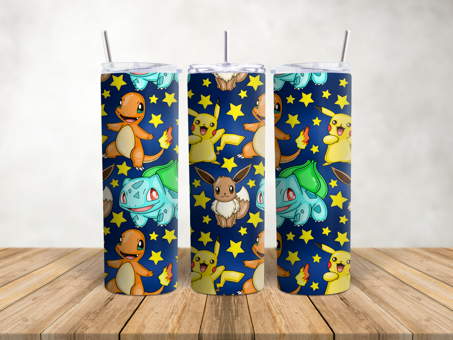 Premium Character Design Skinny Tumbler - Gaming & Anime Inspired Travel Cup 🥤⭐