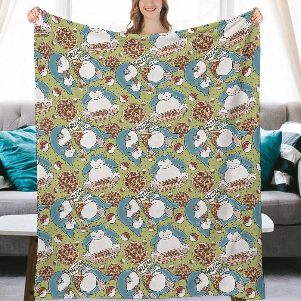 Premium Character Design Flannel Blanket - Gaming & Anime Inspired Comfort Throw 🛋️⭐