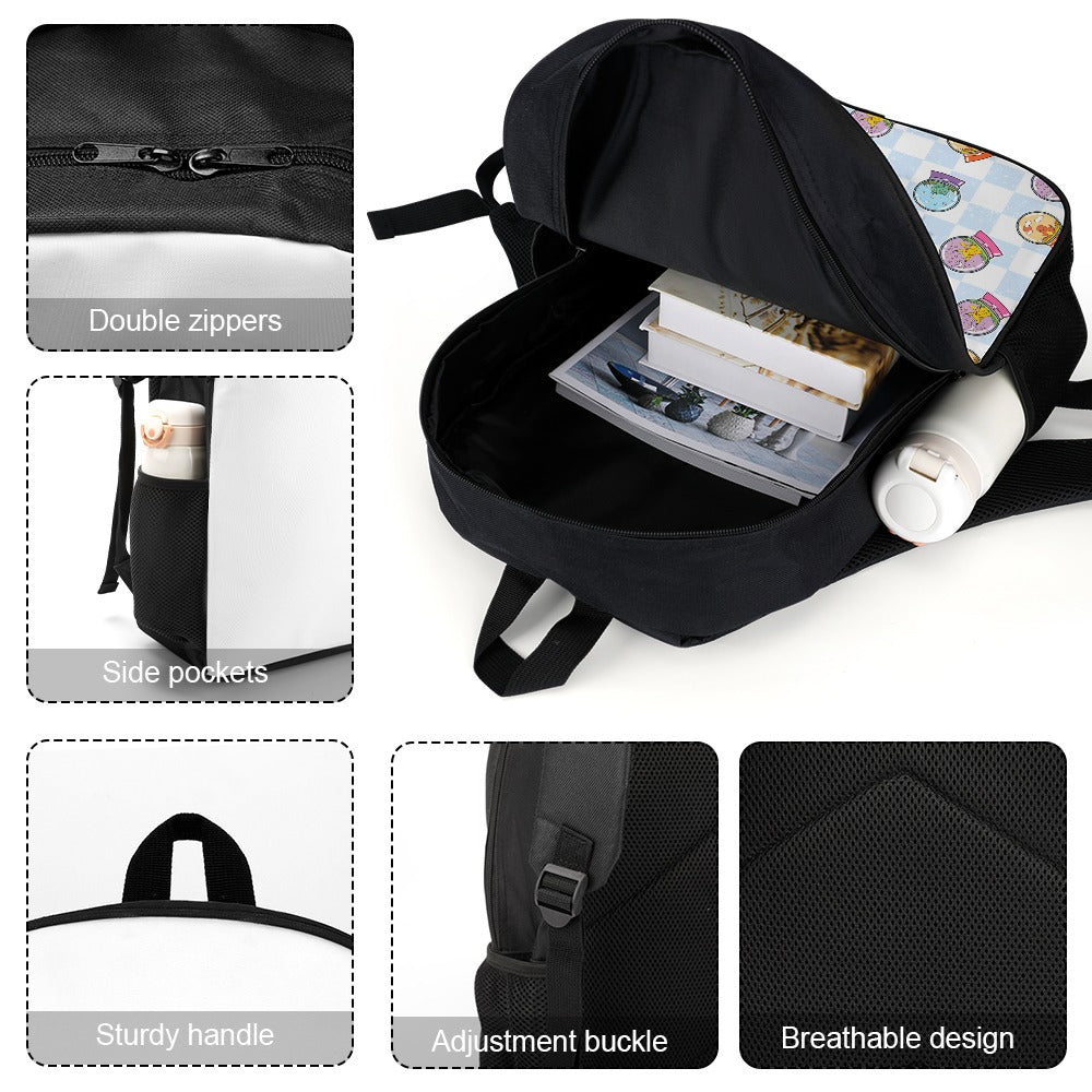 Premium Character Design Backpack - Gaming & Anime Inspired Adventure Pack 🎒⭐