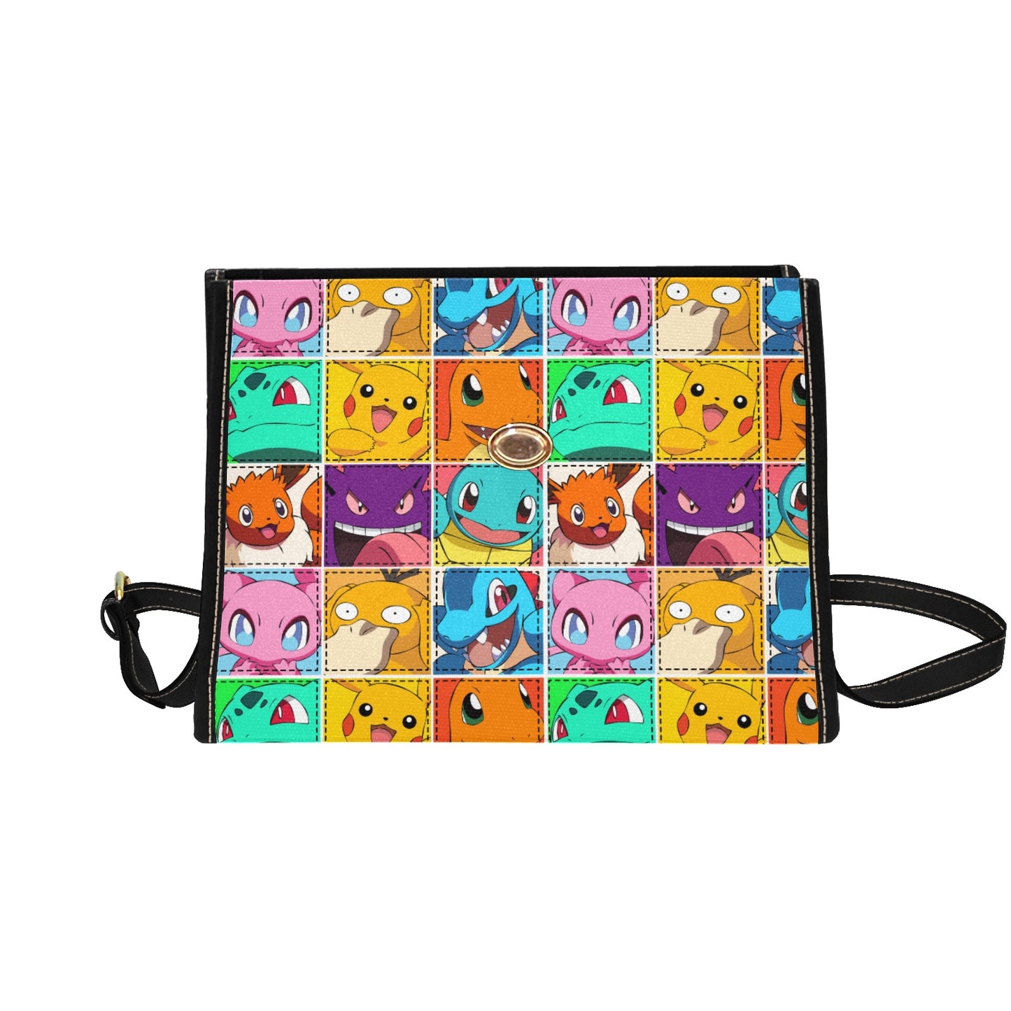 Premium Character Design Crossbody Handbag - Gaming & Anime Inspired Pattern Bag ⭐🎮