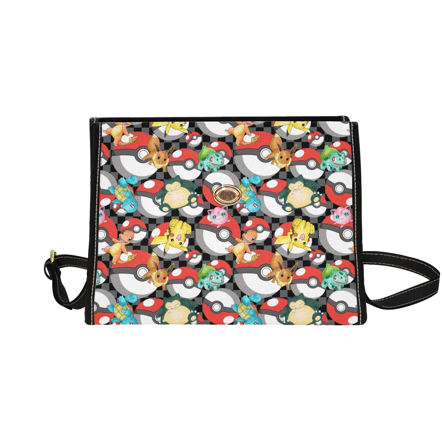 Premium Character Design Crossbody Handbag - Gaming & Anime Inspired Pattern Bag ⭐🎮