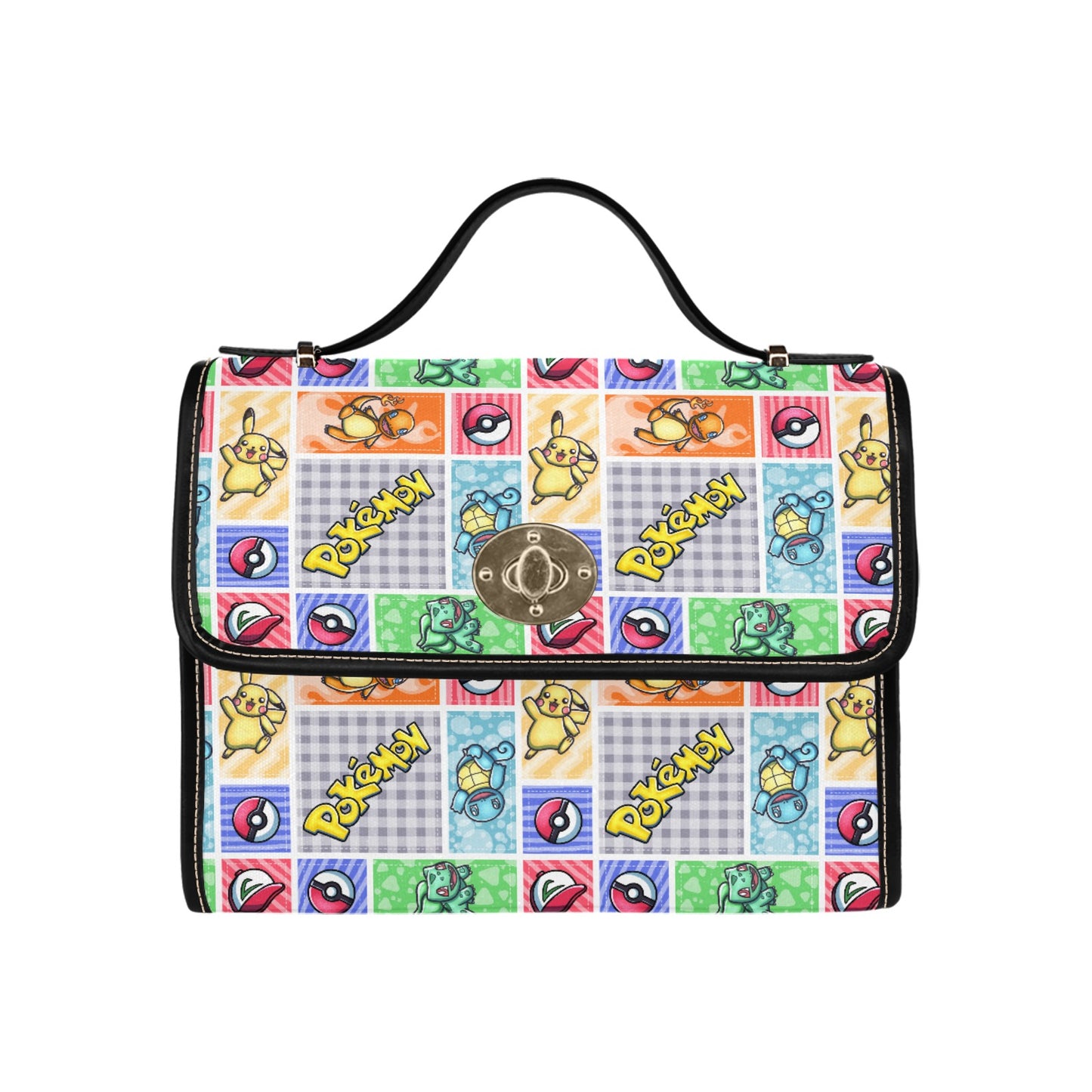 Premium Character Design Crossbody Handbag - Gaming & Anime Inspired Pattern Bag ⭐🎮
