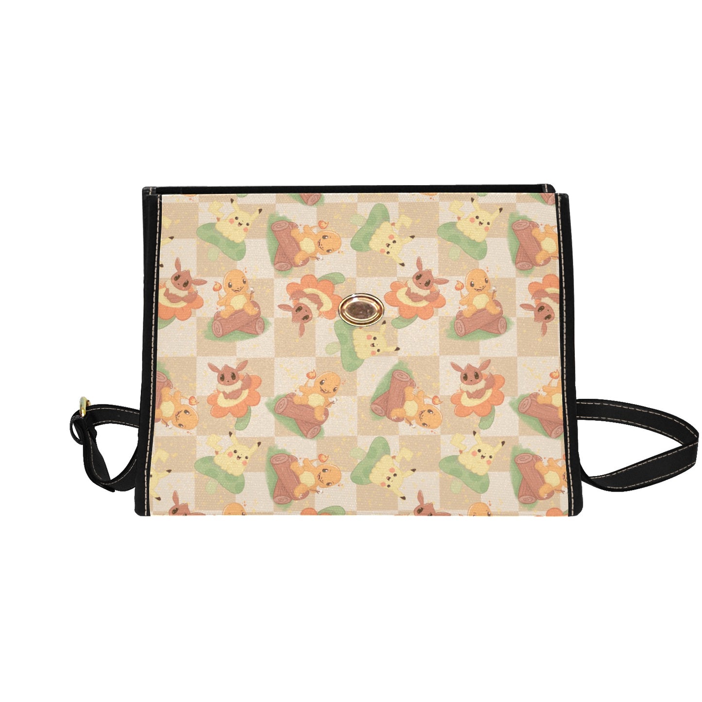 Premium Character Design Crossbody Handbag - Gaming & Anime Inspired Pattern Bag ⭐🎮