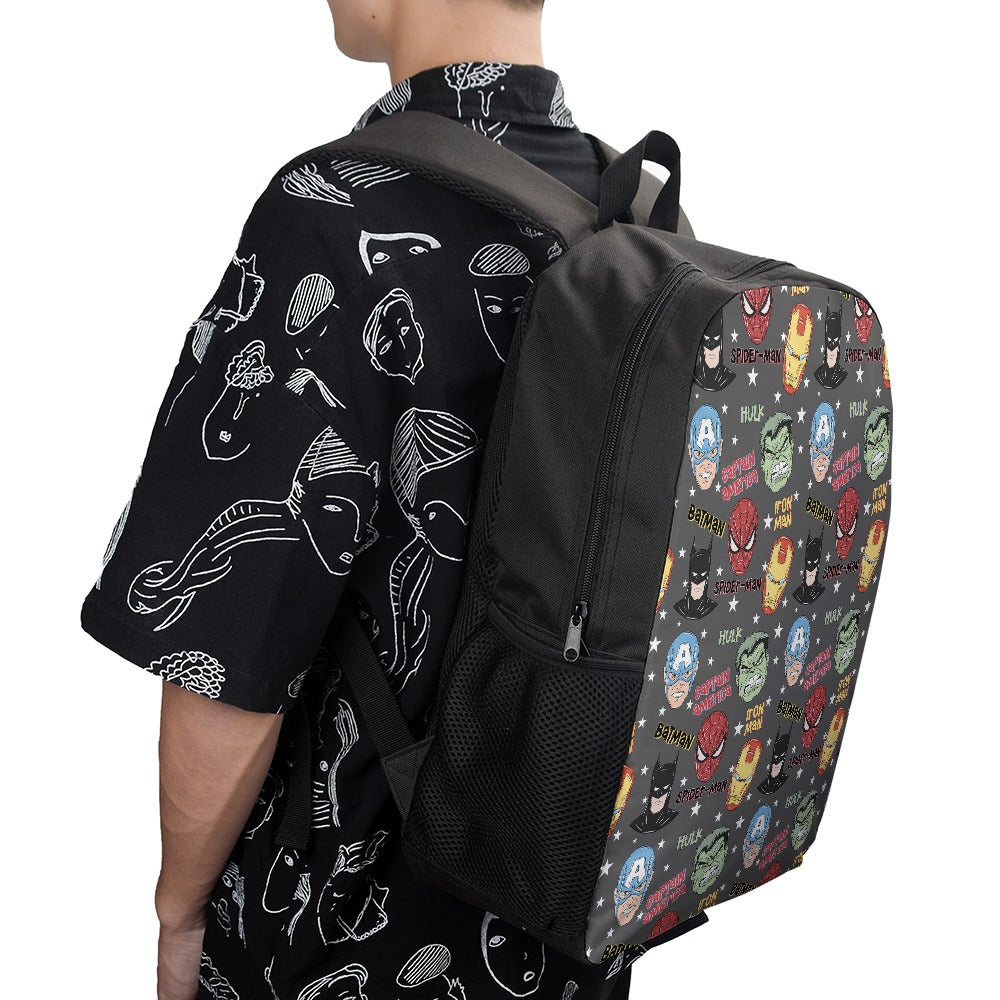 Premium Character Design Backpack - Superhero & Gaming Inspired Adventure Pack 🎒⭐