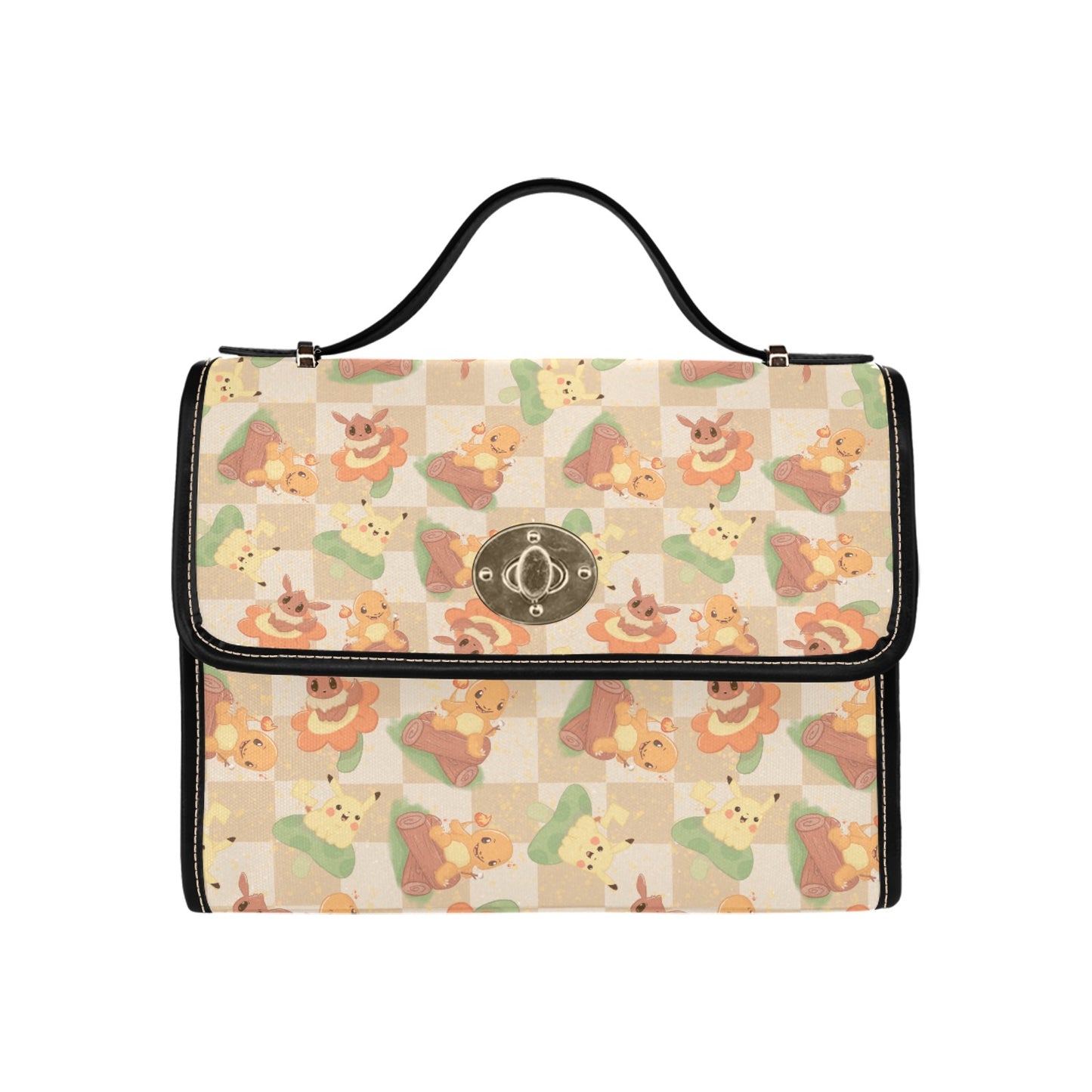 Premium Character Design Crossbody Handbag - Gaming & Anime Inspired Pattern Bag ⭐🎮