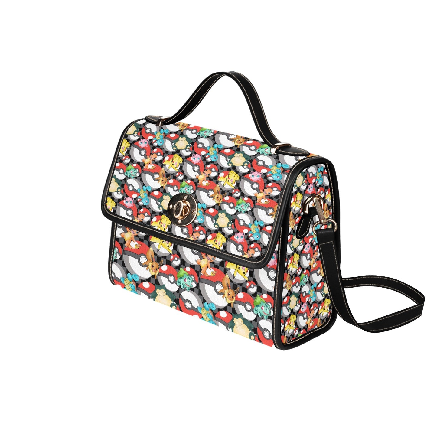 Premium Character Design Crossbody Handbag - Gaming & Anime Inspired Pattern Bag ⭐🎮