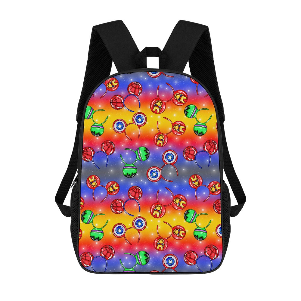 Premium Character Design Backpack - Superhero & Gaming Inspired Adventure Pack 🎒⭐