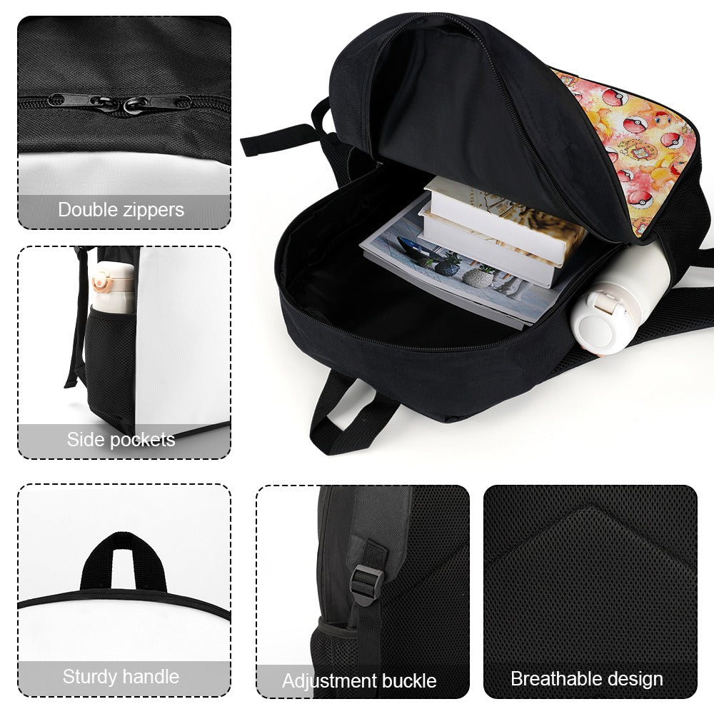 Premium Character Design Backpack - Gaming & Anime Inspired Adventure Pack 🎒⭐