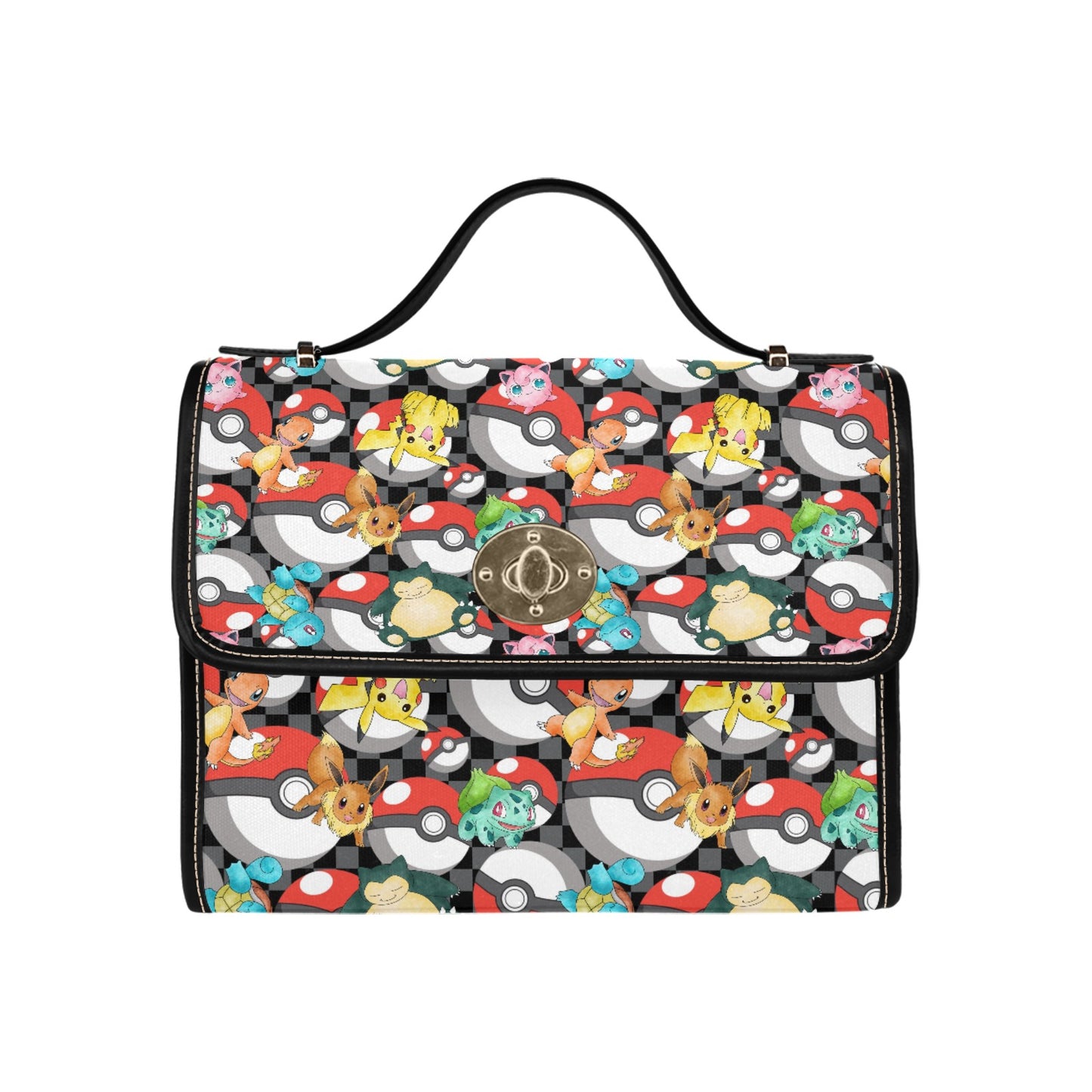 Premium Character Design Crossbody Handbag - Gaming & Anime Inspired Pattern Bag ⭐🎮