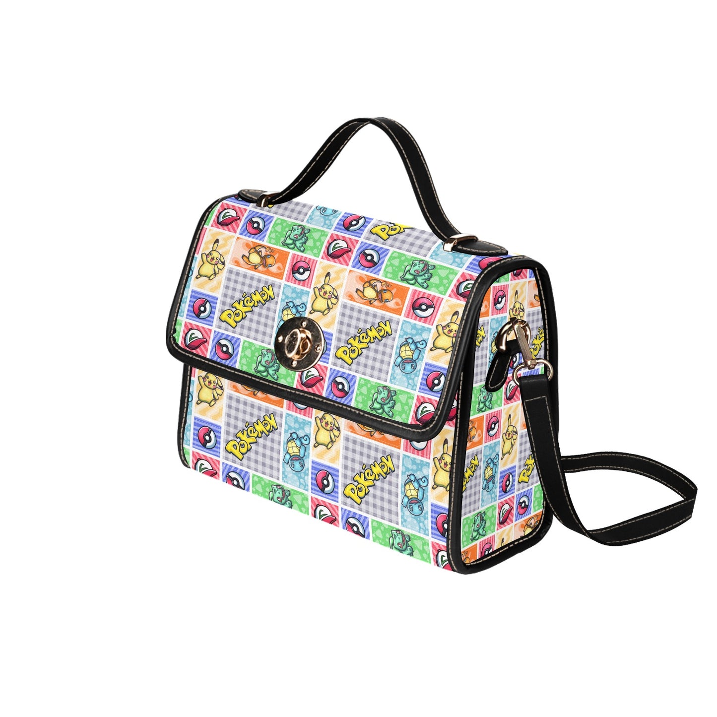 Premium Character Design Crossbody Handbag - Gaming & Anime Inspired Pattern Bag ⭐🎮
