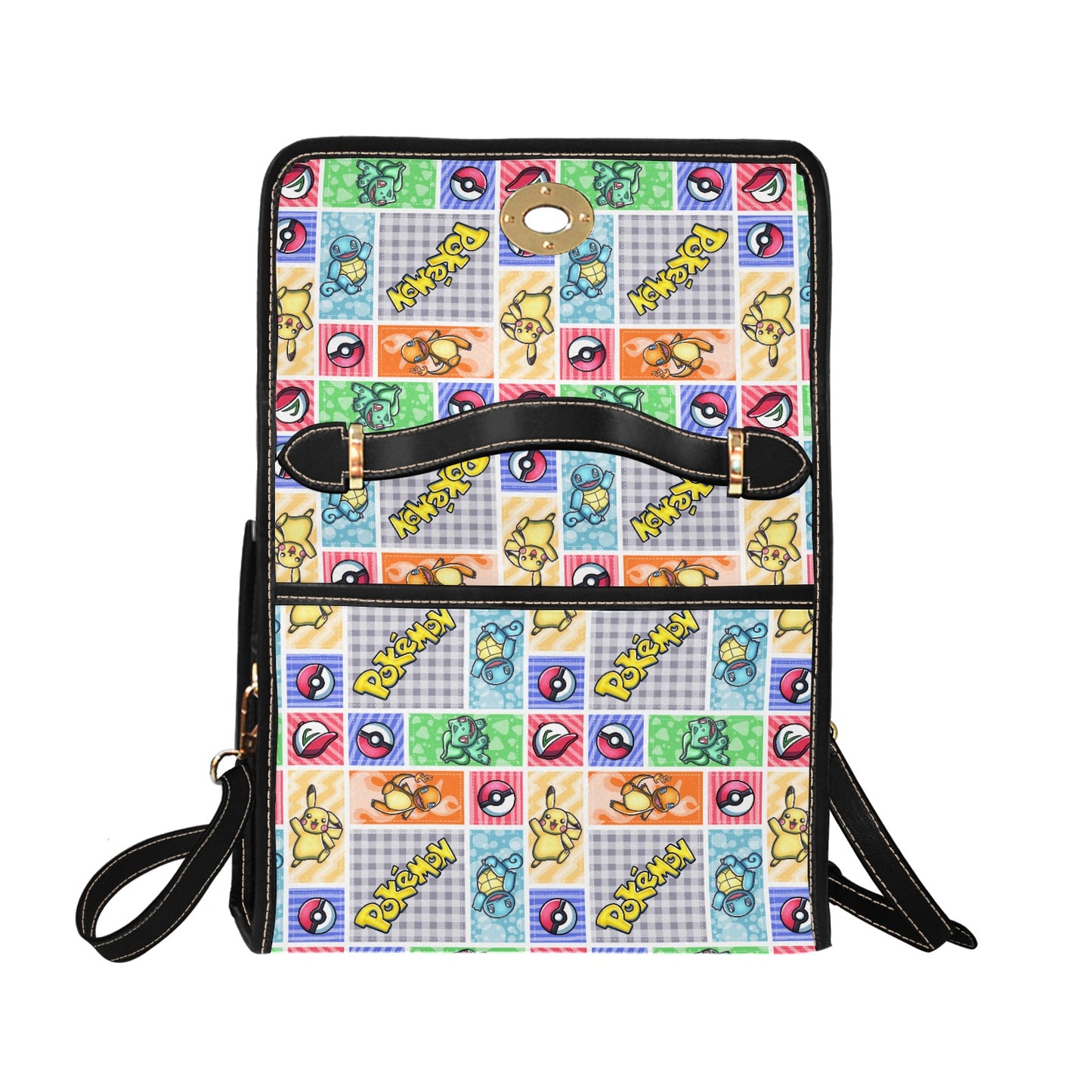 Premium Character Design Crossbody Handbag - Gaming & Anime Inspired Pattern Bag ⭐🎮