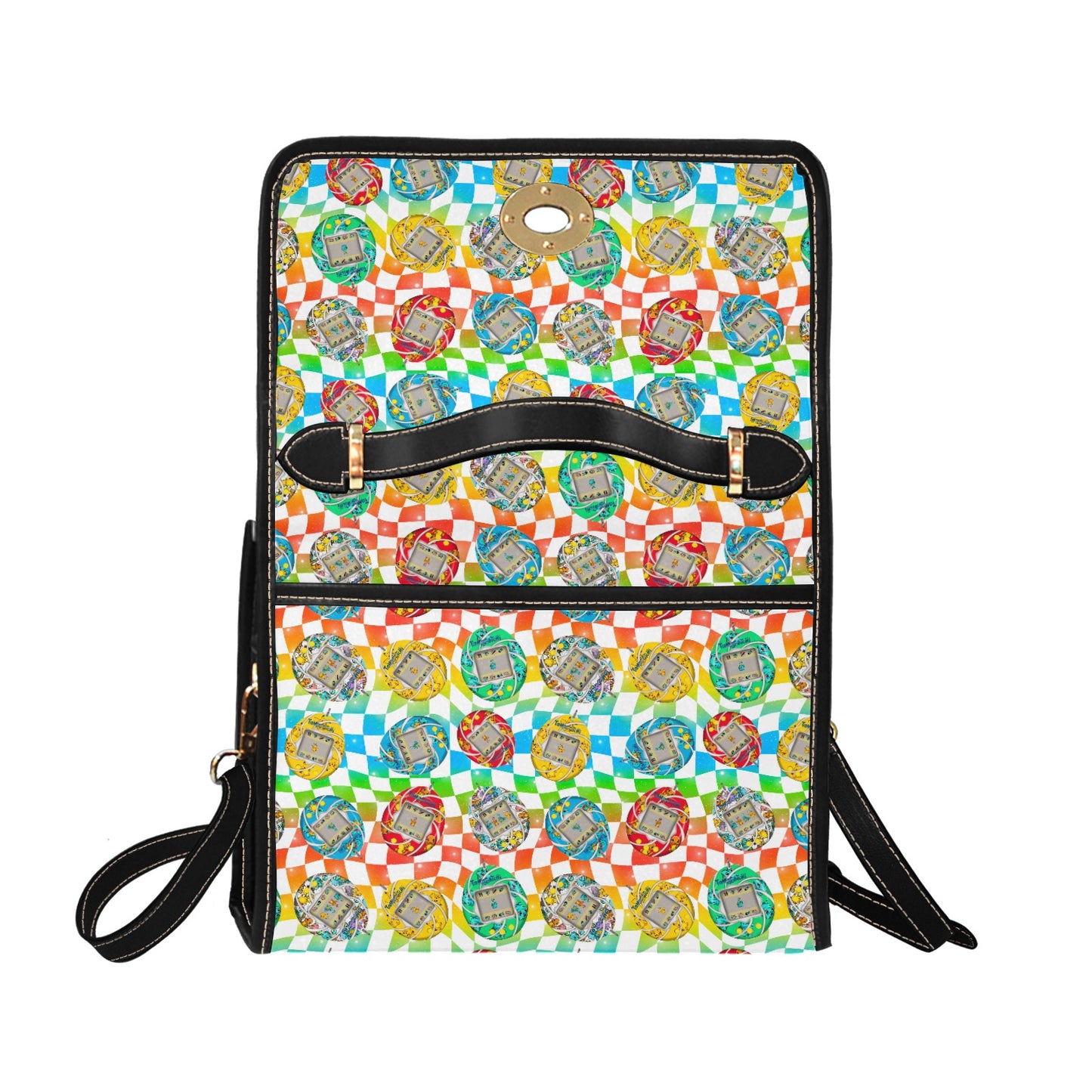 Premium Character Design Crossbody Handbag - Gaming & Anime Inspired Pattern Bag ⭐🎮