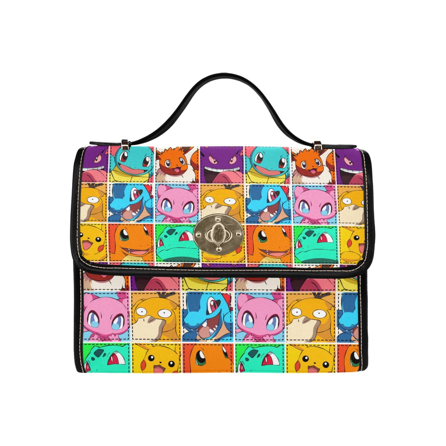 Premium Character Design Crossbody Handbag - Gaming & Anime Inspired Pattern Bag ⭐🎮