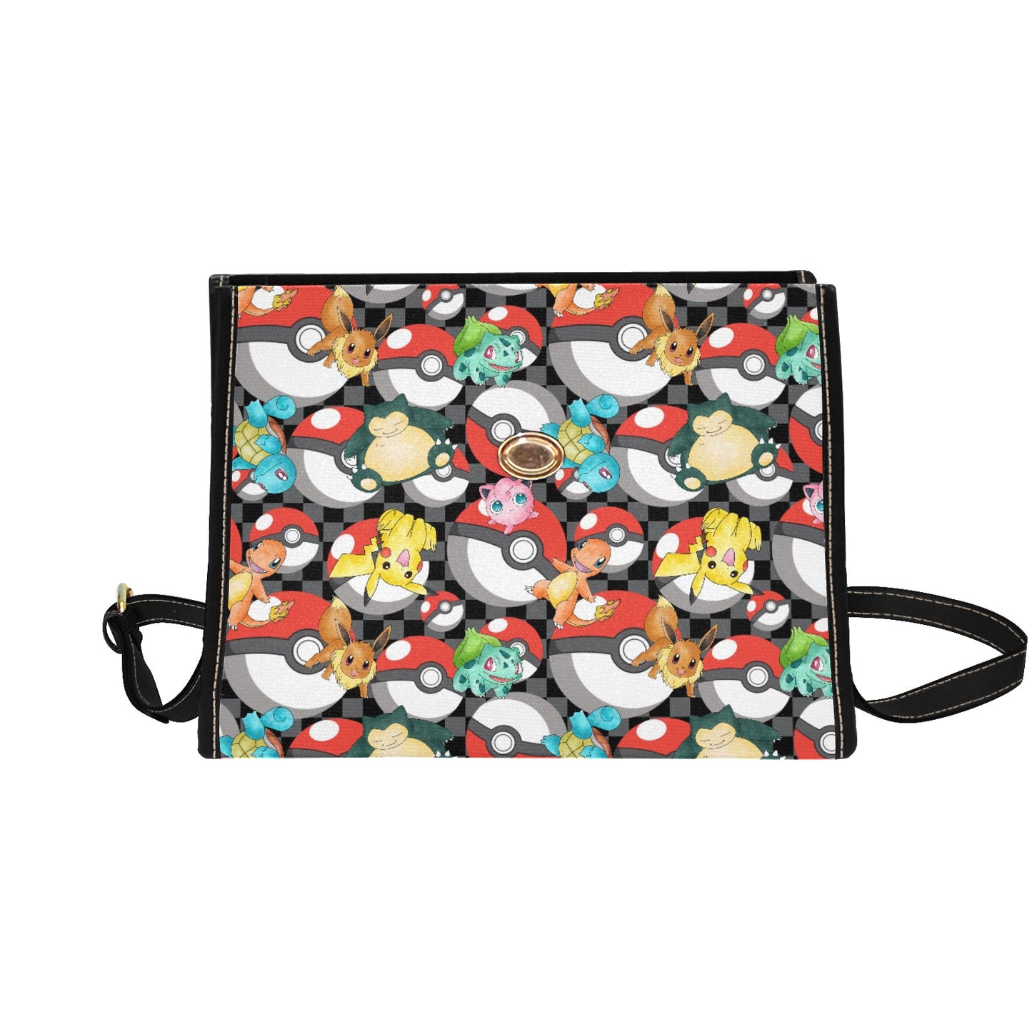 Premium Character Design Crossbody Handbag - Gaming & Anime Inspired Pattern Bag ⭐🎮