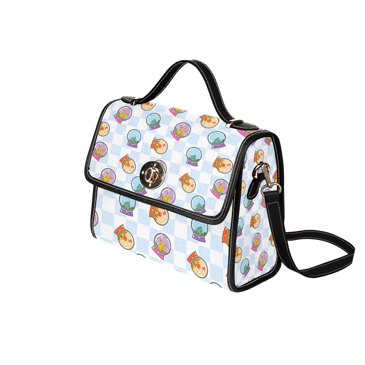 Premium Character Design Crossbody Handbag - Gaming & Anime Inspired Pattern Bag ⭐🎮
