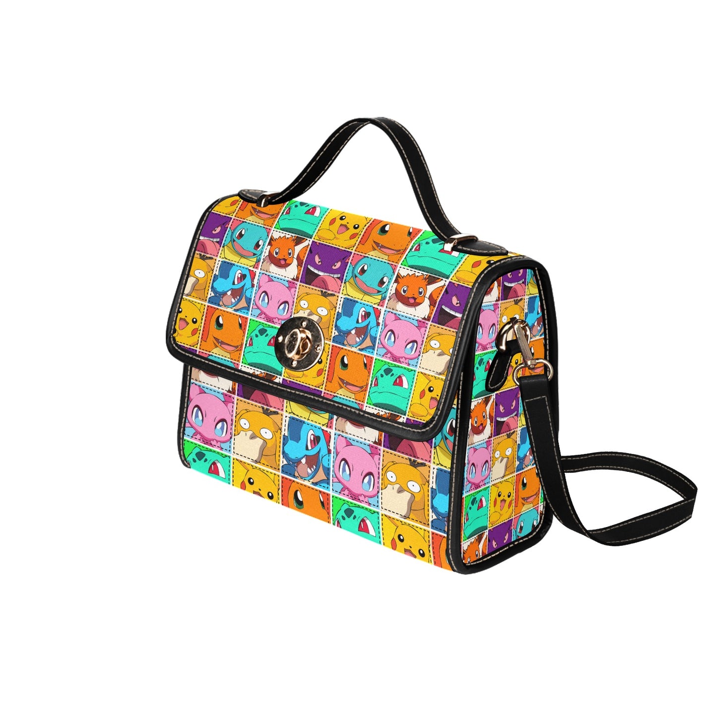 Premium Character Design Crossbody Handbag - Gaming & Anime Inspired Pattern Bag ⭐🎮