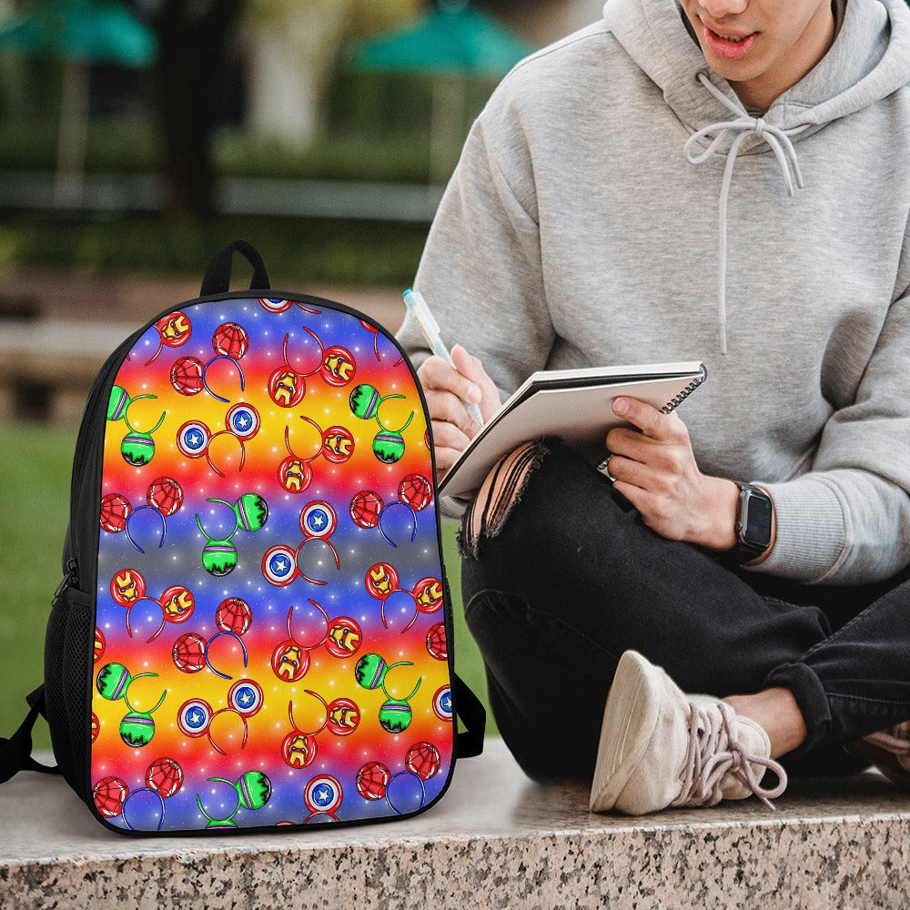 Premium Character Design Backpack - Superhero & Gaming Inspired Adventure Pack 🎒⭐
