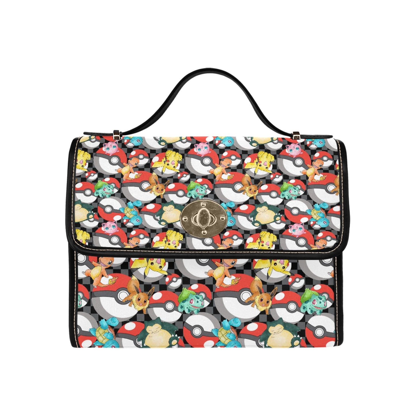 Premium Character Design Crossbody Handbag - Gaming & Anime Inspired Pattern Bag ⭐🎮