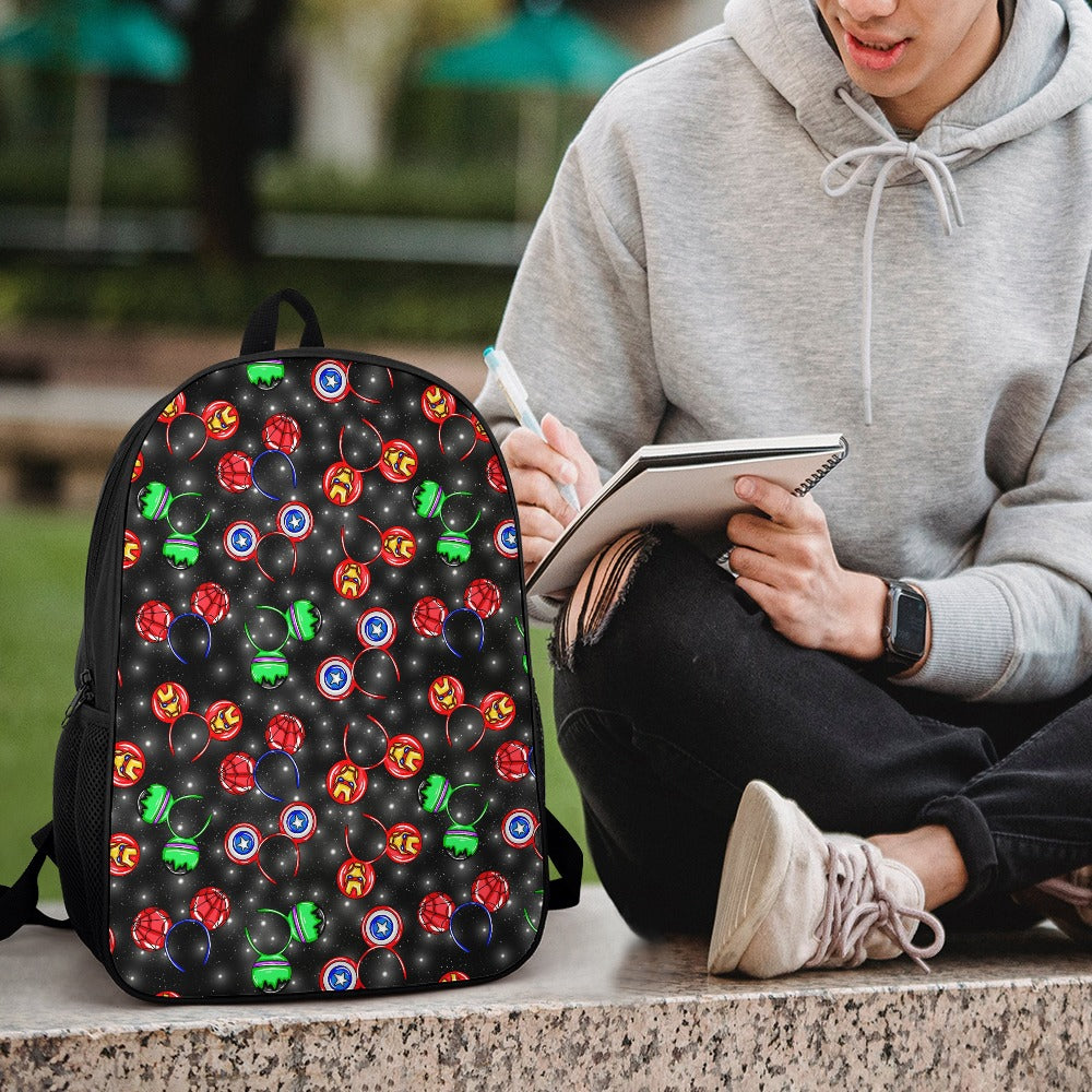 Premium Character Design Backpack - Superhero & Gaming Inspired Adventure Pack 🎒⭐